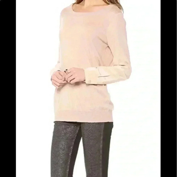 Joie Tops - Joie Kelsea Gray Cashmere Blend Pullover Top Blouse Size S